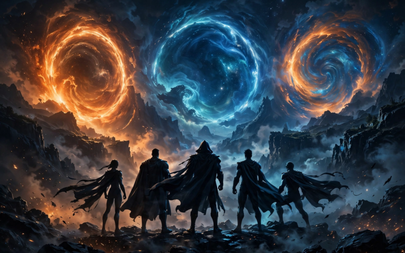 A glowing portal scene evoking the Avengers Endgame Encore box office re-release topping the chart