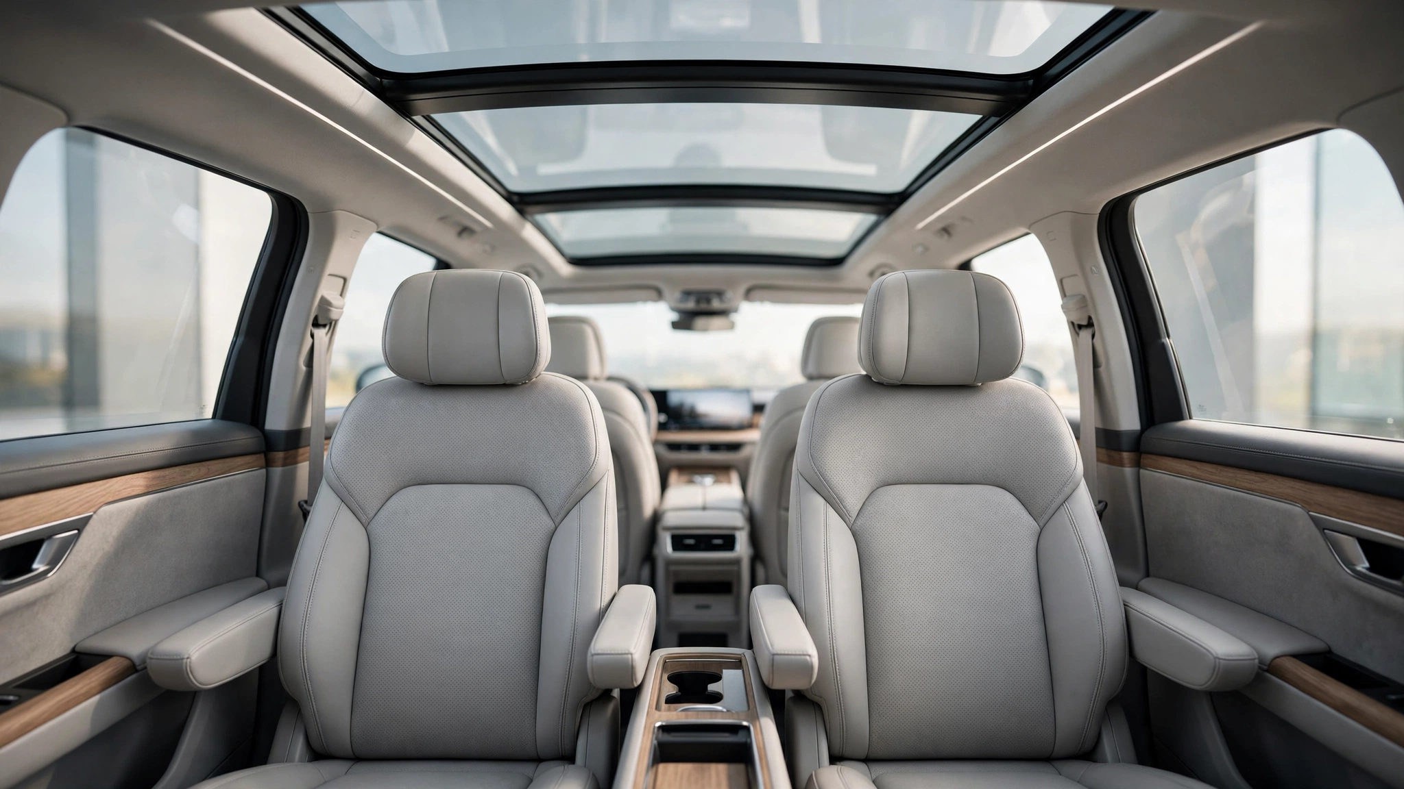 Hyundai Ioniq 9 recall — interior view of the 2026 electric SUV's second-row power-folding seats