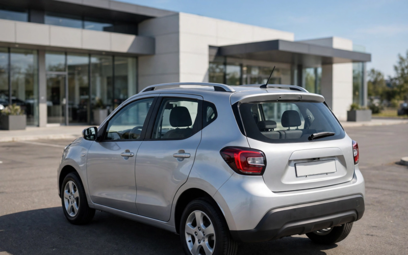 Hyundai Kona recall seatbelt — small SUV shown with a close view of the rear seat area
