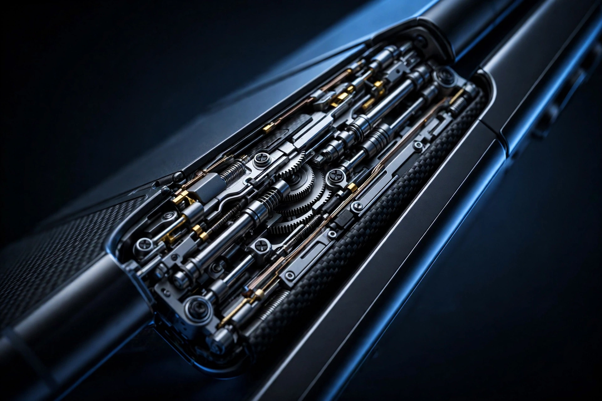 Close-up of the iPhone Duo foldable hinge with its $1,999 price and October 23 release date
