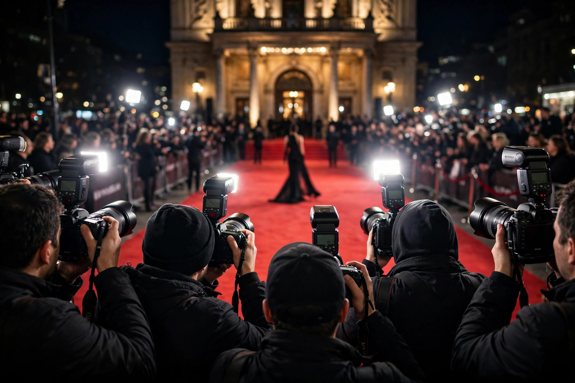 Film festival red carpet scene at the scarlett johansson paper tiger NYFF premiere