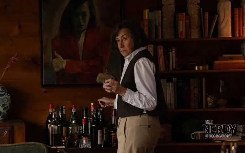 Helen Mirren as Patricia Highsmith in A Talent for Murder, in US theaters October 23