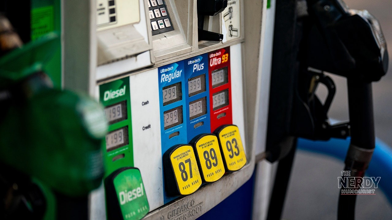 Fuel pumps at a gas station as the Trump Russia sanctions waiver ties into efforts to lower US diesel and pump prices.