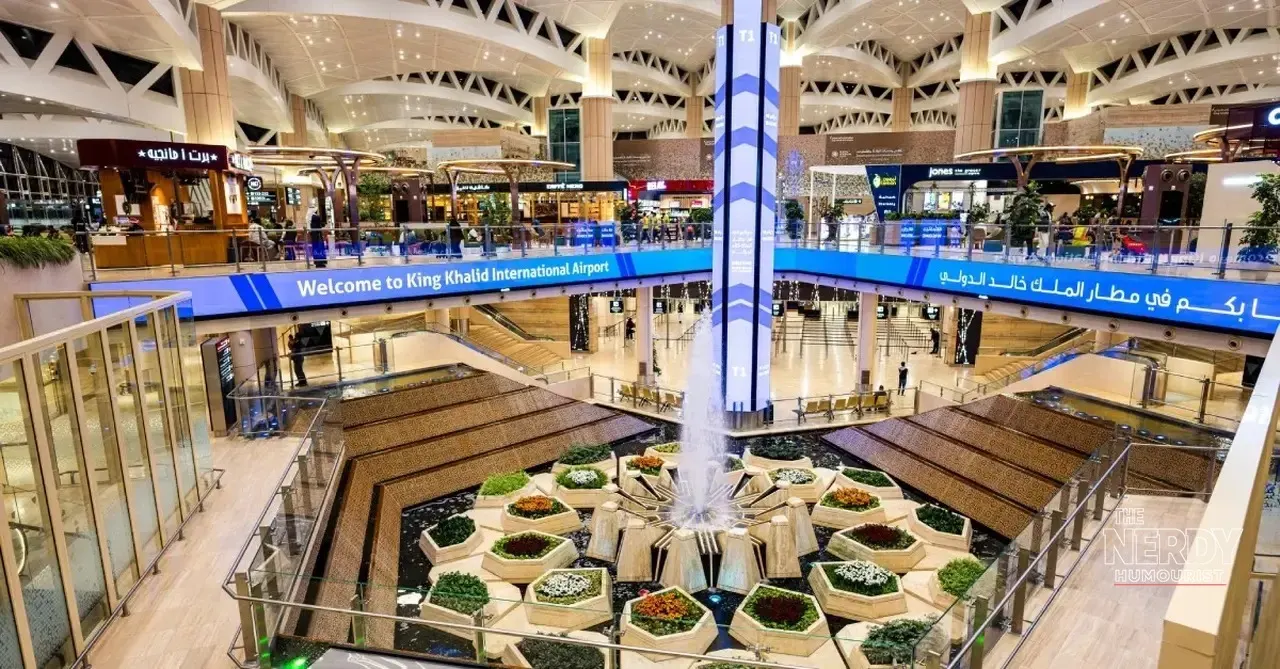King Khalid International Airport terminal interior — US staff leave Saudi Arabia