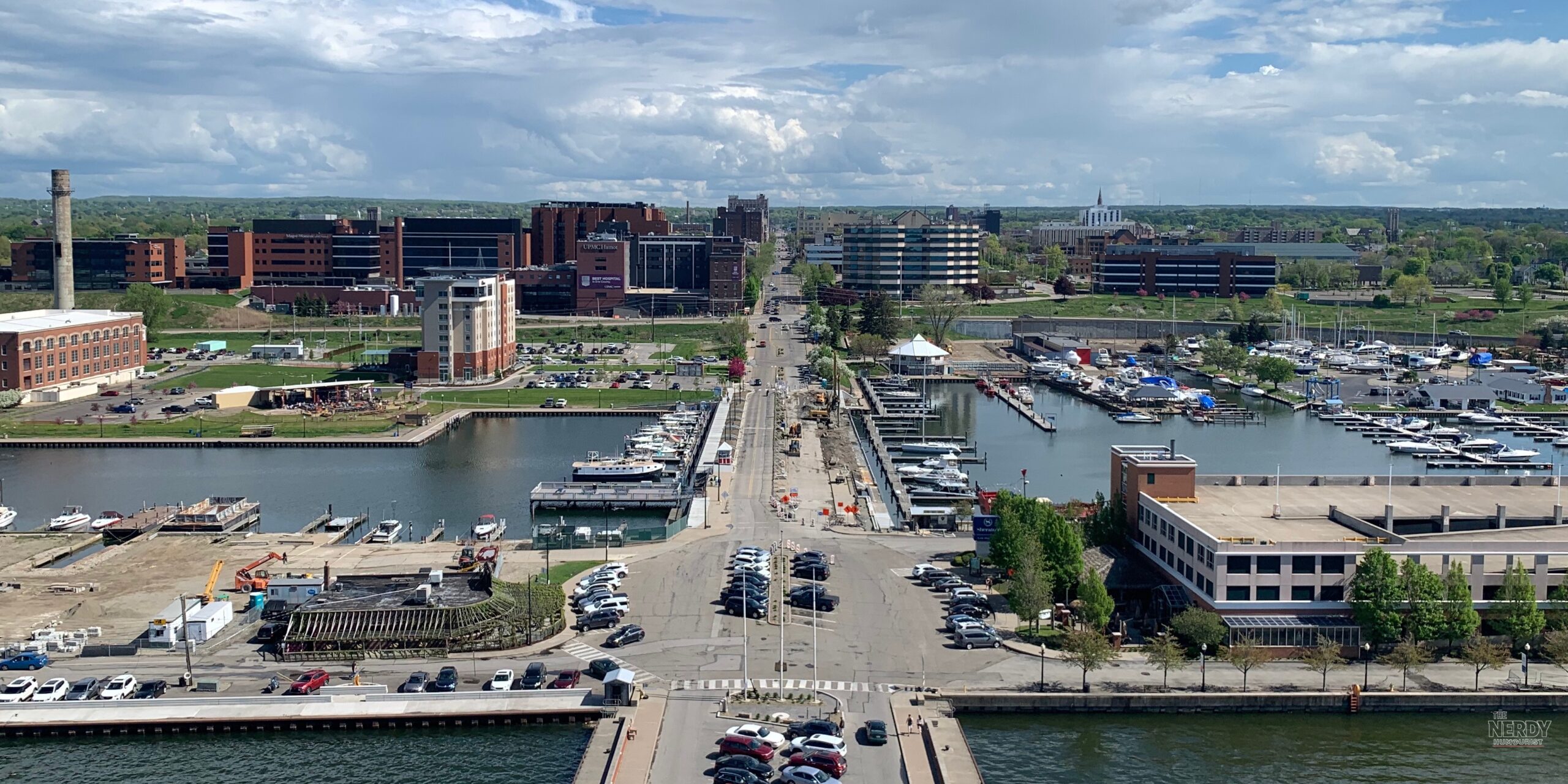 File photo of downtown Erie, Pennsylvania's bayfront, near where the Erie mass shooting occurred