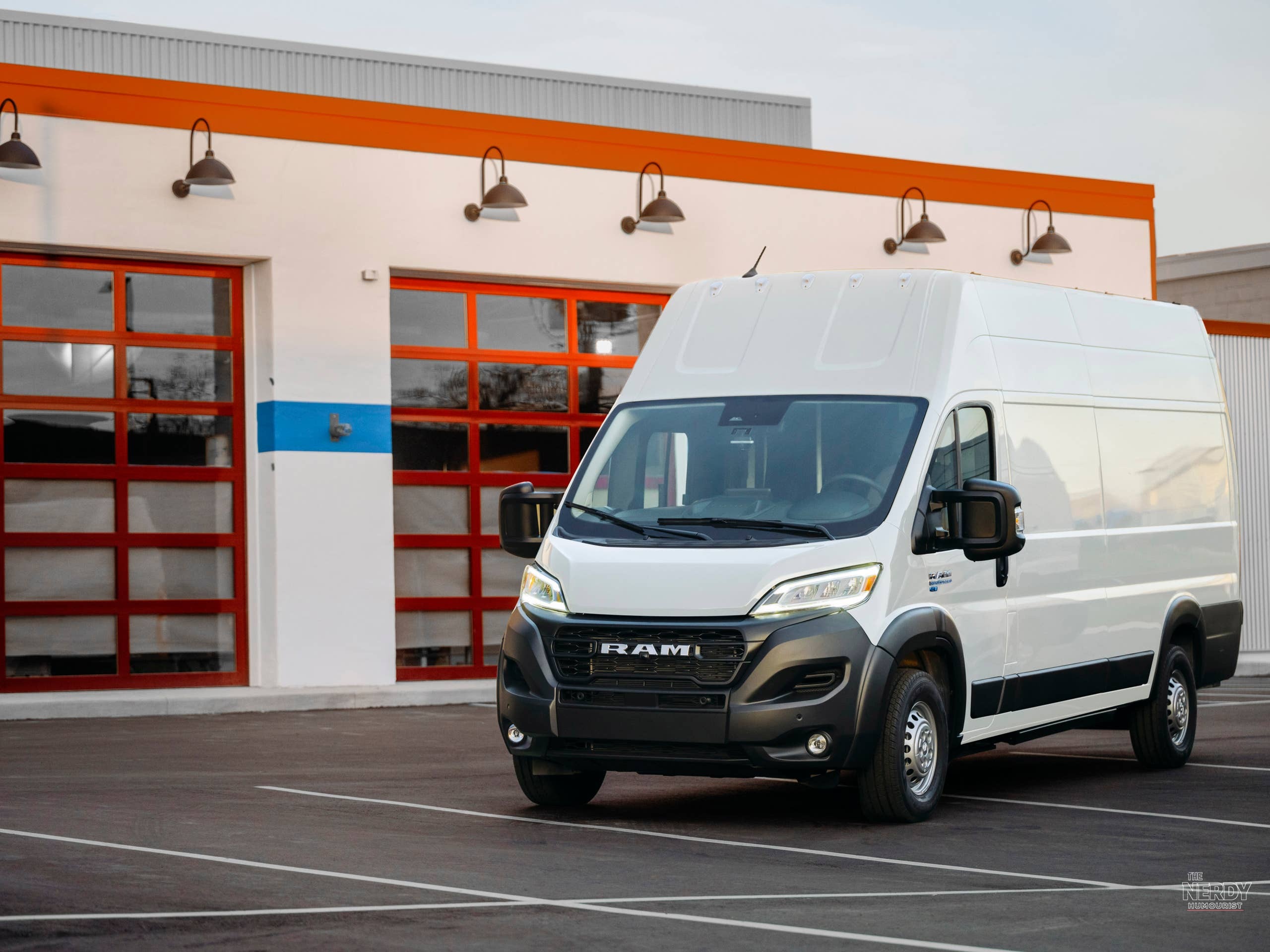 White Ram ProMaster van pictured in a Ram ProMaster recall story