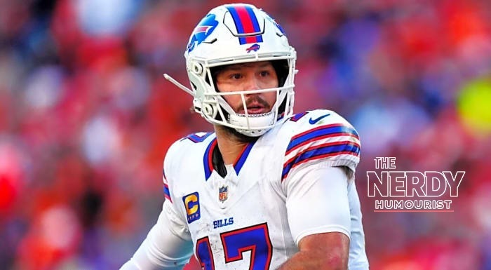 Buffalo Bills quarterback Josh Allen ahead of the Aaron Donald Rams Bills Monday night showdown
