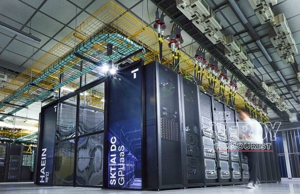NVIDIA B200 GPU cluster in an AI data center as CoreWeave, Nebius and Oracle shares fall in the AI infrastructure stocks plunge