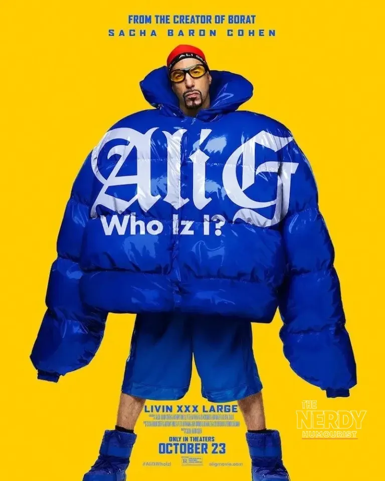 Ali G: Who Iz I? sequel poster — Sacha Baron Cohen directorial debut