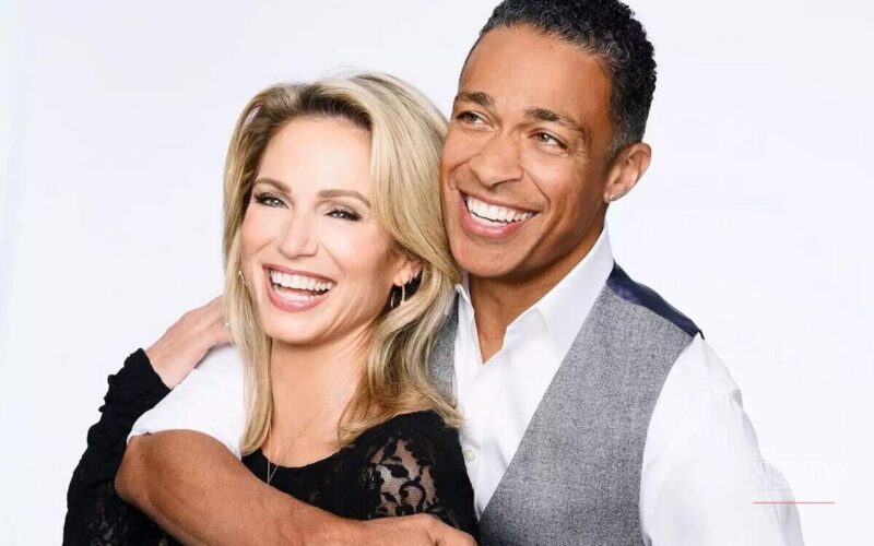Amy Robach and T.J. Holmes together — Amy Robach TJ Holmes wedding news