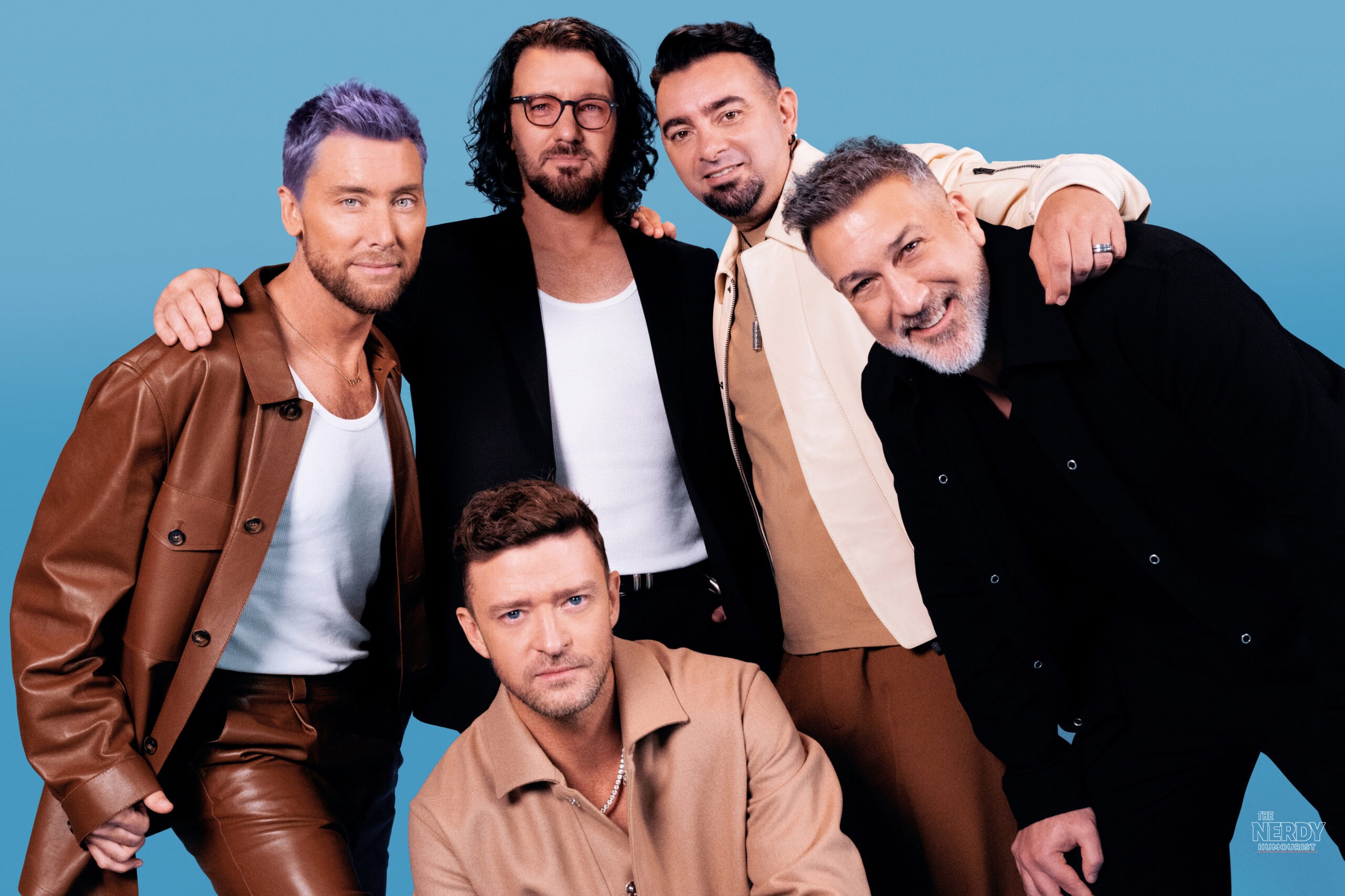 NSYNC five-member promo photo from the 2023 'Better Place' shoot — NSYNC TRL reunion coverage