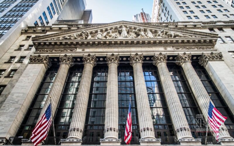 The New York Stock Exchange on Wall Street as Q3 2026 bank earnings kick off with JPMorgan, Goldman Sachs, Citigroup and Wells Fargo