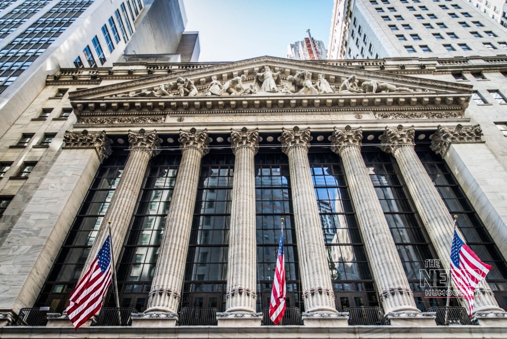 The New York Stock Exchange on Wall Street as Q3 2026 bank earnings kick off with JPMorgan, Goldman Sachs, Citigroup and Wells Fargo