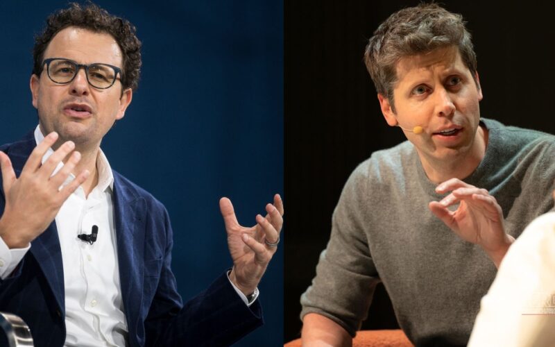 OpenAI CEO Sam Altman and Anthropic CEO Dario Amodei, whose companies are at the center of the FTC investigation into OpenAI and Anthropic over rogue AI agents
