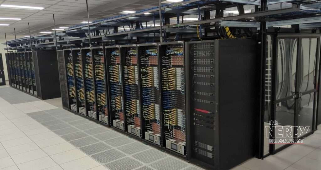 CoreWeave data center with GB200 GPU racks used in AI infrastructure hit by the CoreWeave stock plunge