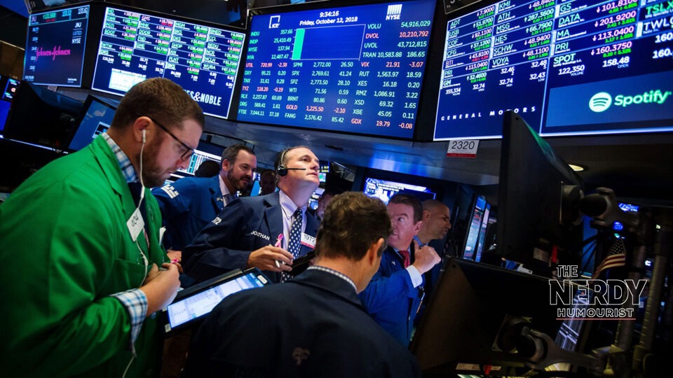 Traders on the NYSE trading floor during a selloff as the CoreWeave stock plunge and AI trade fears rattle Wall Street