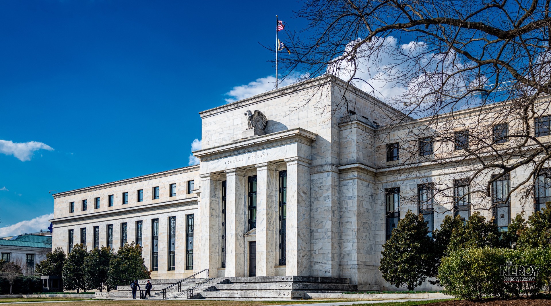 The Federal Reserve building in Washington, DC, ahead of the October 27-28 rate decision