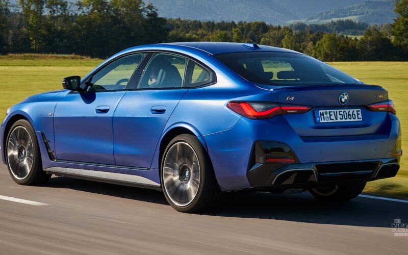 BMW i4 M50, one of the EV models discontinued from the U.S. market in the 2026 EV purge