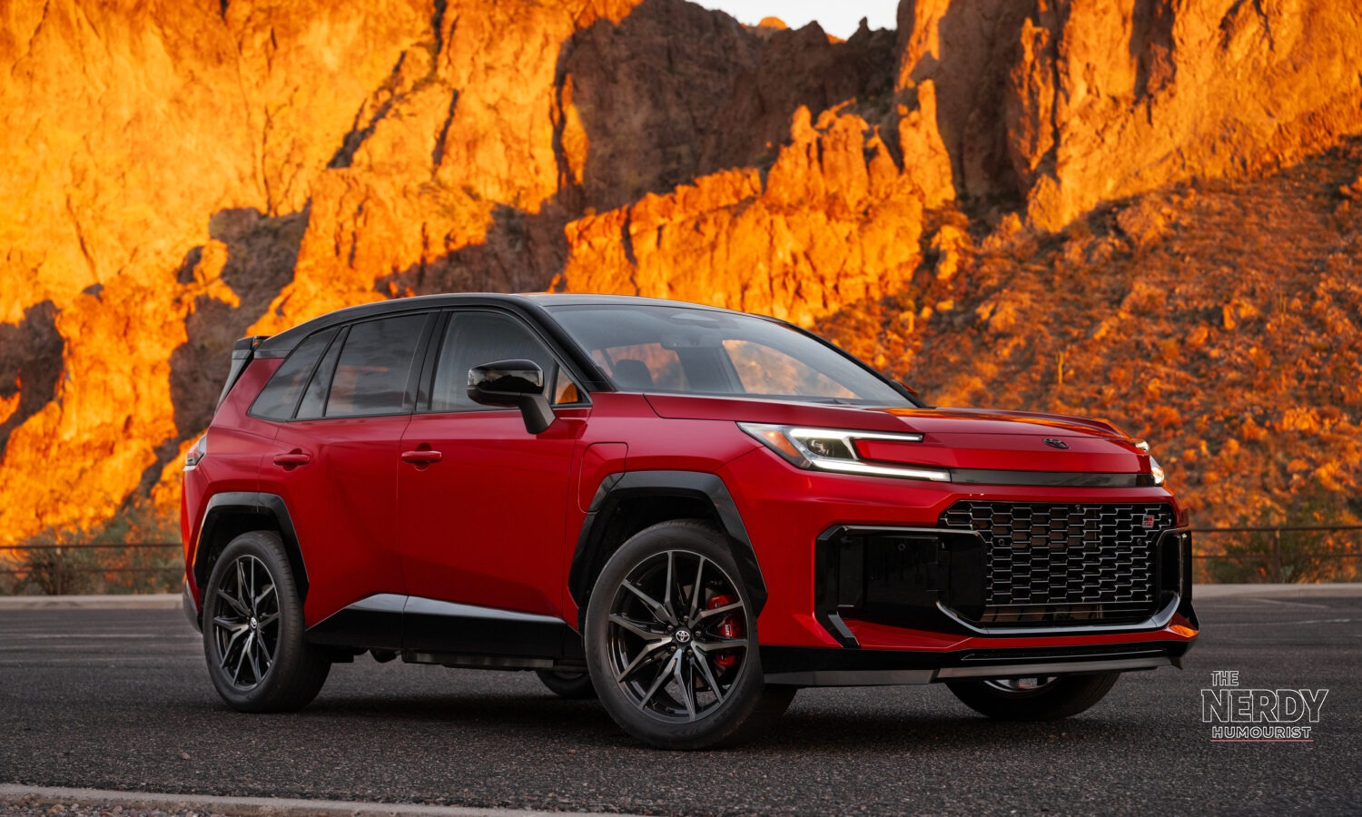 2026 Toyota RAV4 Plug-in Hybrid GR Sport studio front view — press photo amid the Toyota RAV4 plug-in hybrid recall 2026