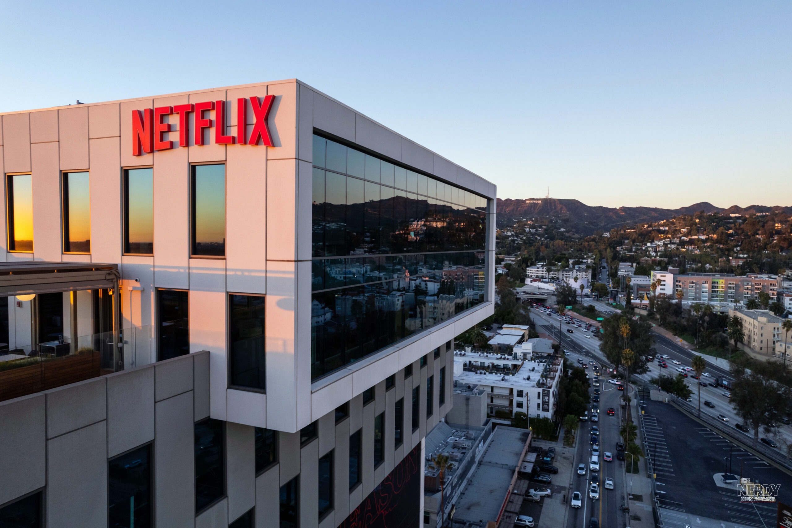 Netflix headquarters in Los Angeles as Netflix layoffs are reportedly planned for next week