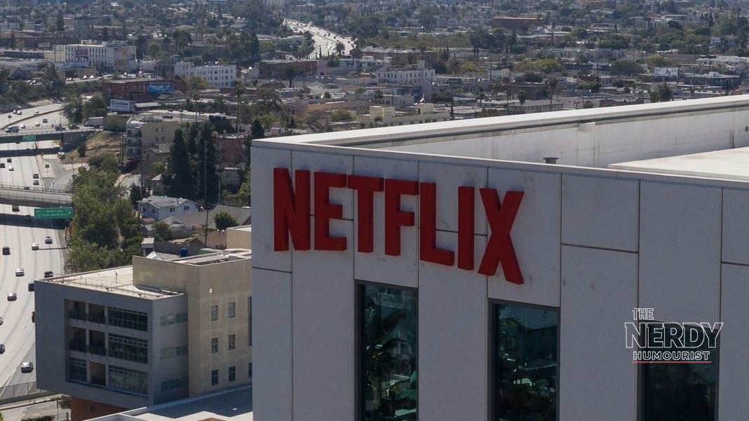 Aerial view of Netflix headquarters as the reported Netflix layoffs loom