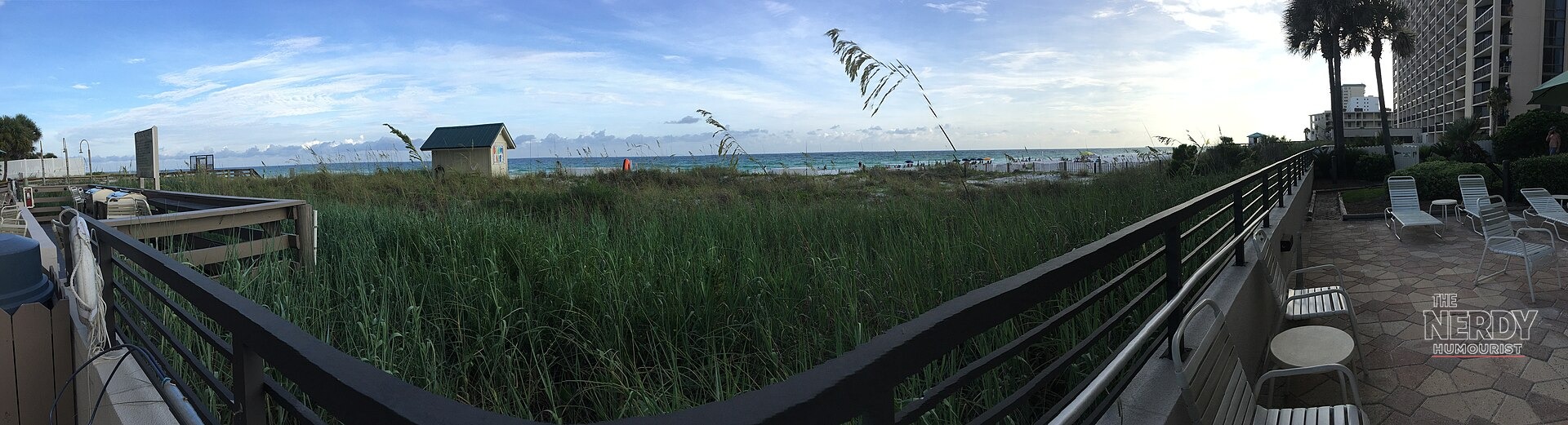 Destin, Florida beach on the Panhandle, within the forecast track corridor of Tropical Depression Nine Isaias (file photo)