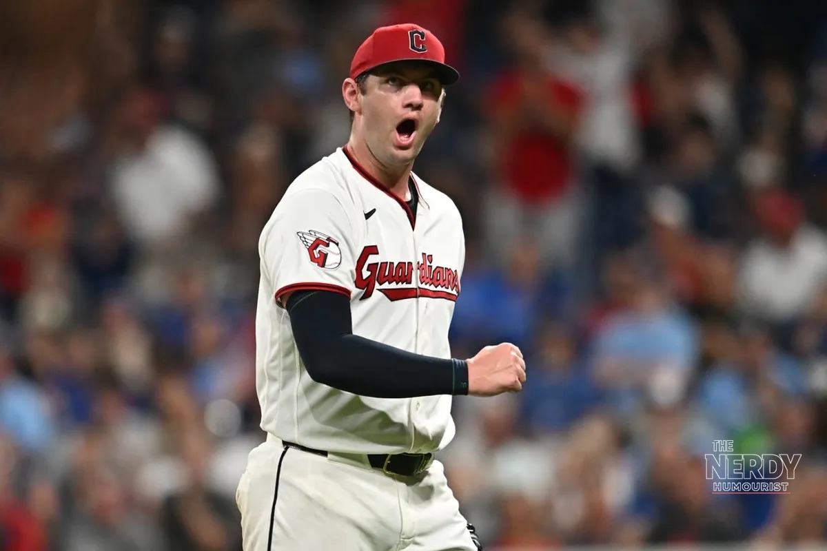 Gavin Williams pitches for the Cleveland Guardians ahead of the Guardians White Sox Game 5 winner-take-all showdown