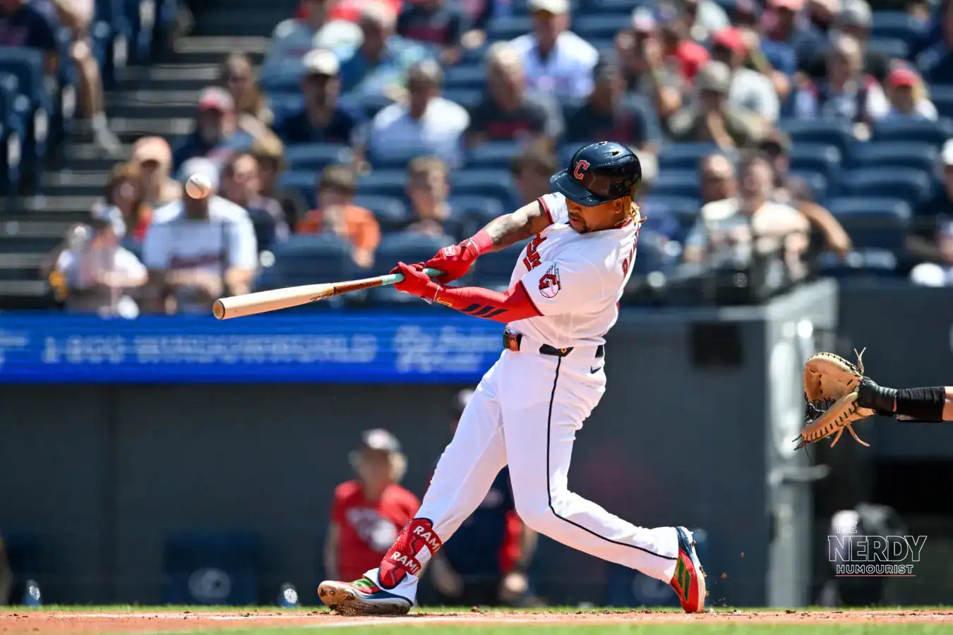 Jose Ramirez batting for the Guardians, whose bat is key in the Guardians White Sox Game 5 decider