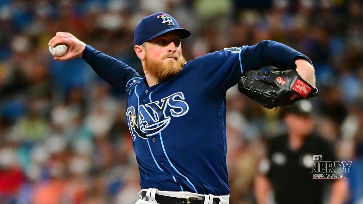 Tampa Bay Rays starter Drew Rasmussen delivers a pitch during the 2026 season ahead of the Rays Guardians ALCS Game 1