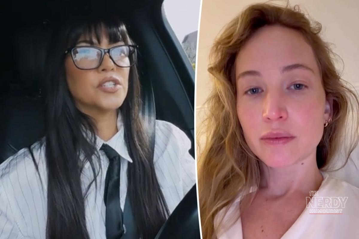 Kourtney Kardashian Jennifer Lawrence clash on The Kardashians season 8 premiere