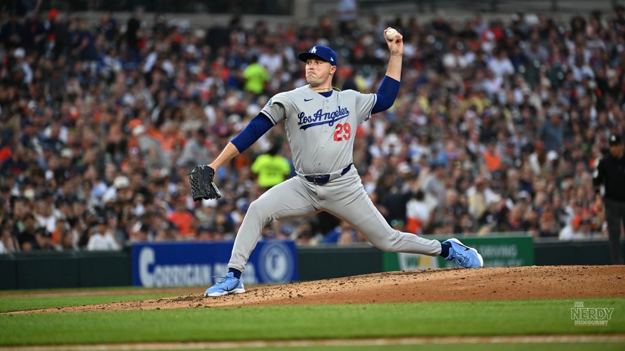 Tarik Skubal delivers a pitch for the Dodgers ahead of his Tarik Skubal Dodgers Game 1 start