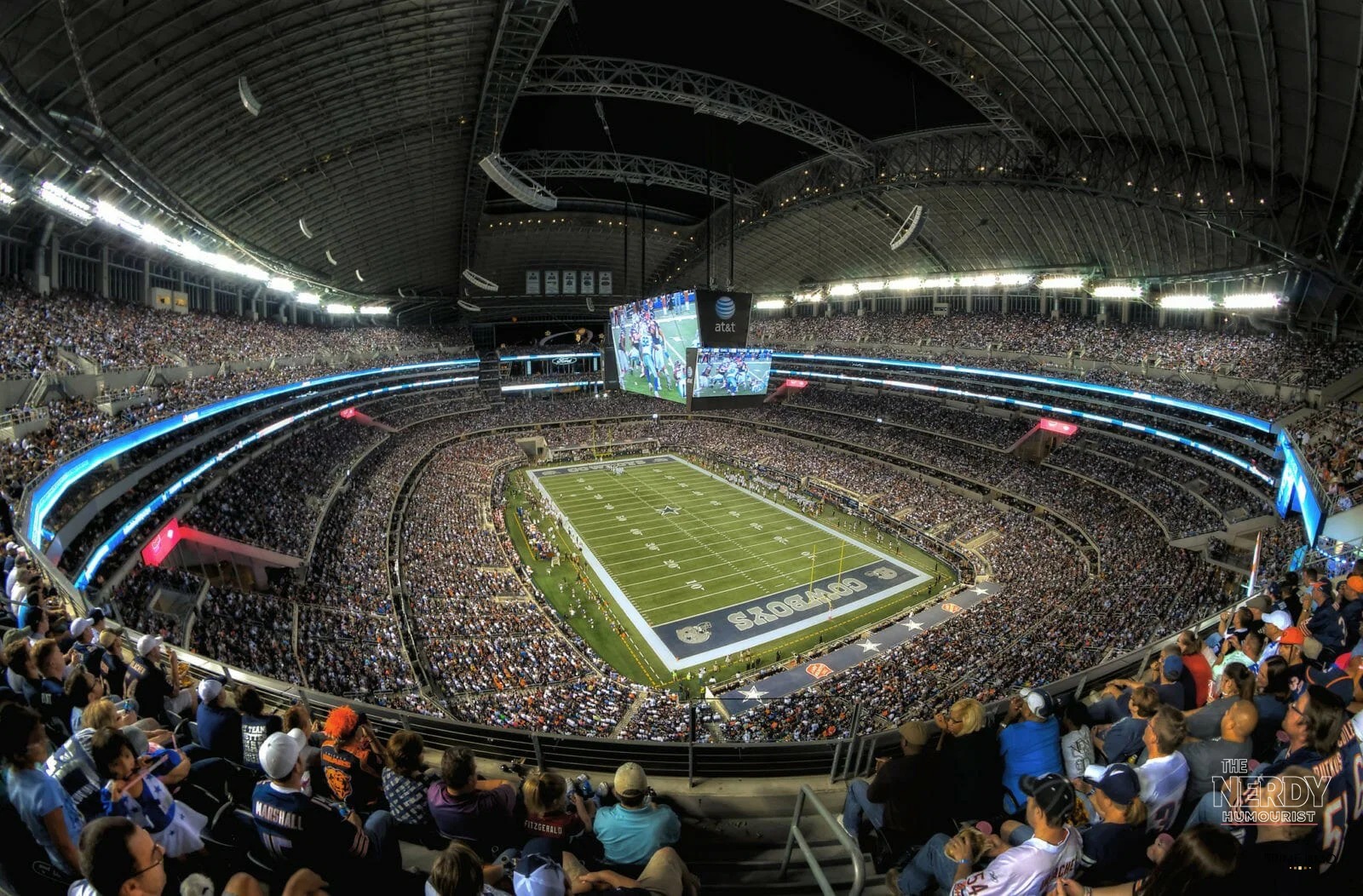AT&T Stadium in Arlington, where the Buccaneers beat Cowboys 24-16 on Thursday night