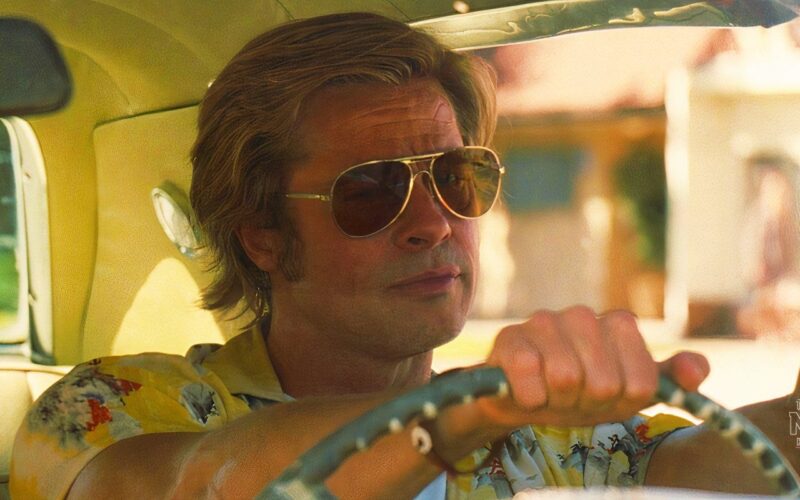 Brad Pitt as stuntman Cliff Booth in Quentin Tarantino's Once Upon a Time in Hollywood