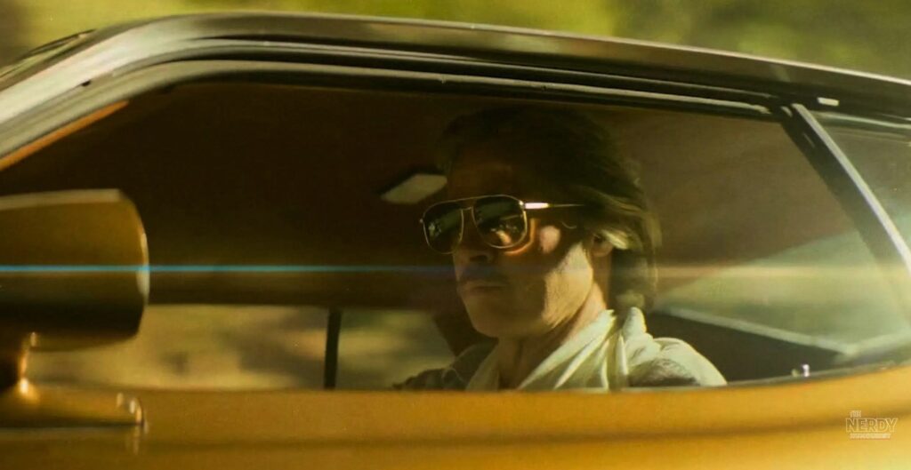 Official Netflix trailer frame for Once Upon a Time in Hollywood sequel The Further Mis-Adventures of Cliff Booth