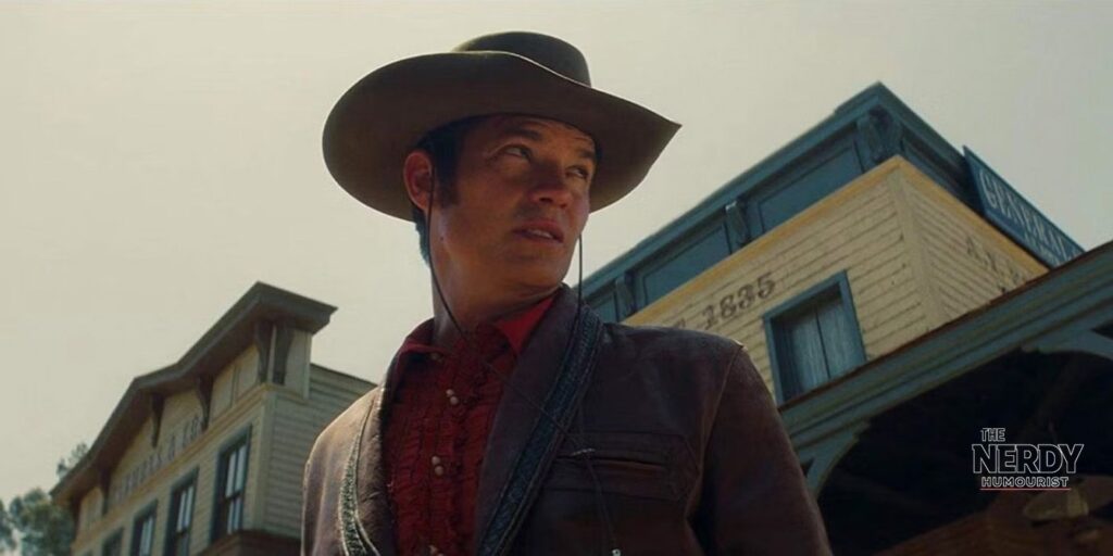 Timothy Olyphant as James Stacy in Once Upon a Time in Hollywood