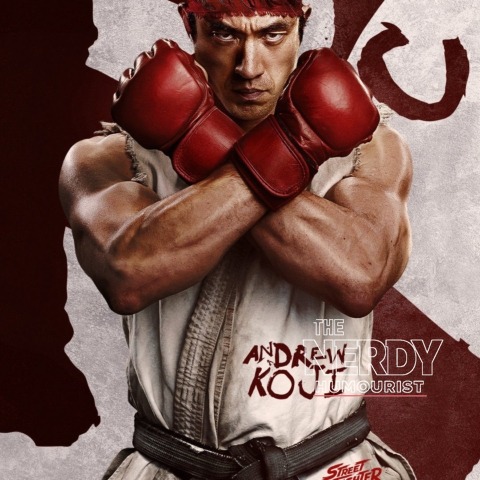 Official character poster of Andrew Koji as Ryu, Street Fighter movie 2026