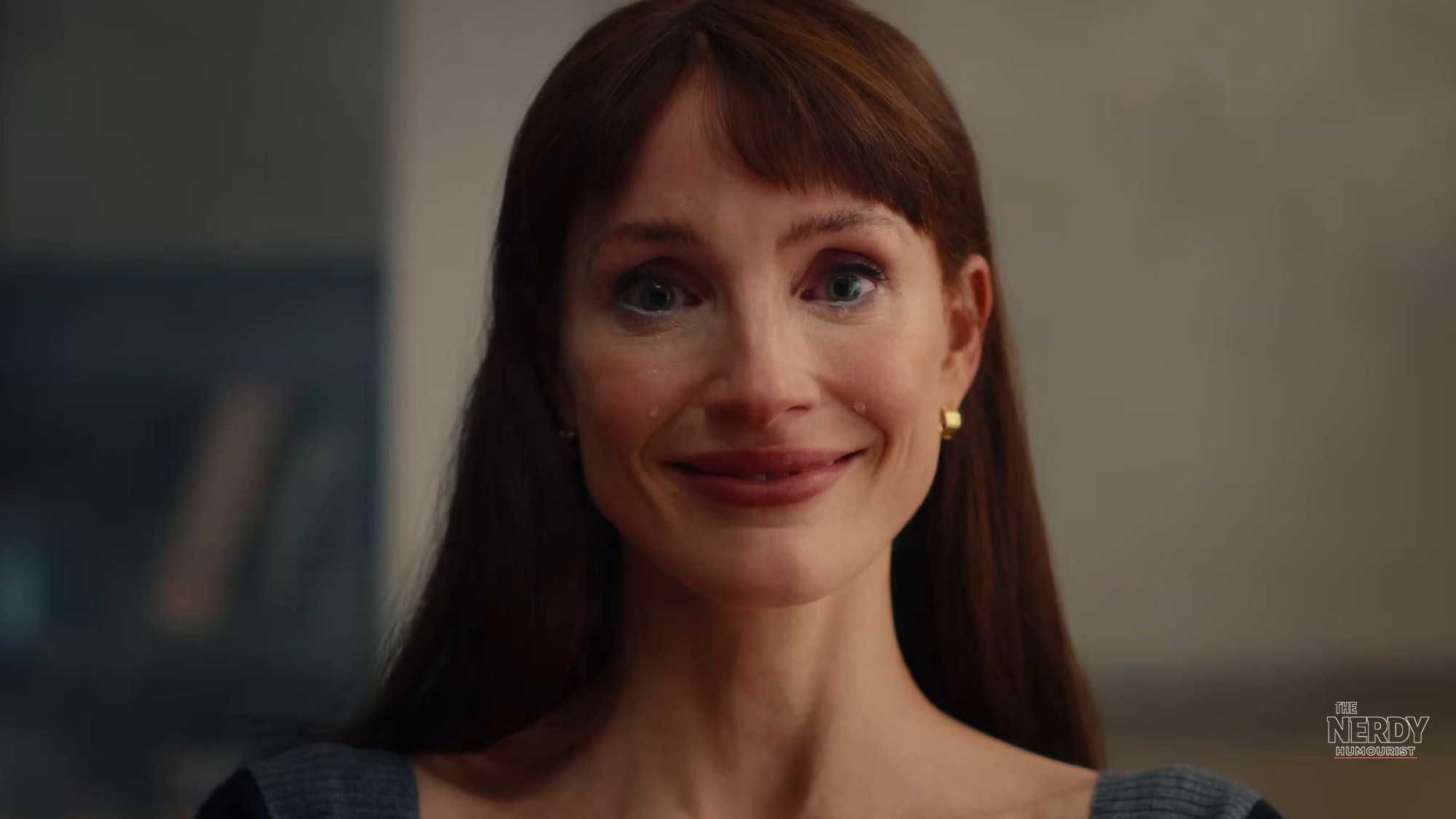 Jessica Chastain in a chilling close-up from the Other Mommy Jessica Chastain movie