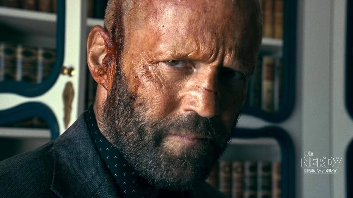 Jason Statham bloodied as Adam Clay in The Beekeeper