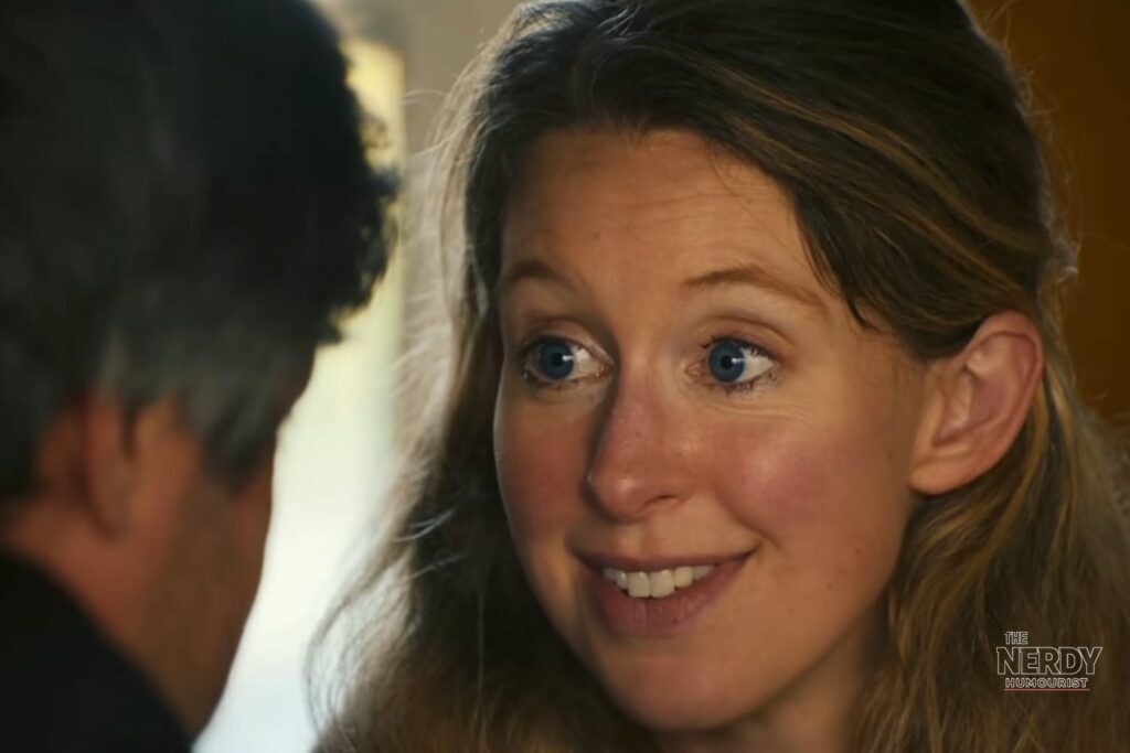 Elizabeth Holmes in You Can See Everything, the documentary whose You Can See Everything box office opening set a new record