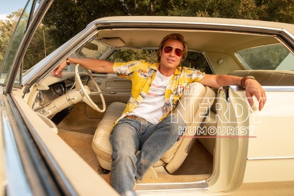 Brad Pitt as Cliff Booth in Once Upon a Time in Hollywood, the film the new Cliff Booth movie follows