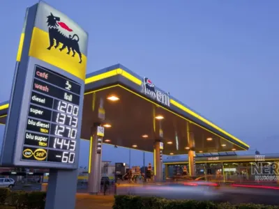 Eni branding — the Eni Q3 2026 earnings beat lifted its 2026 buyback to €3.8 billion