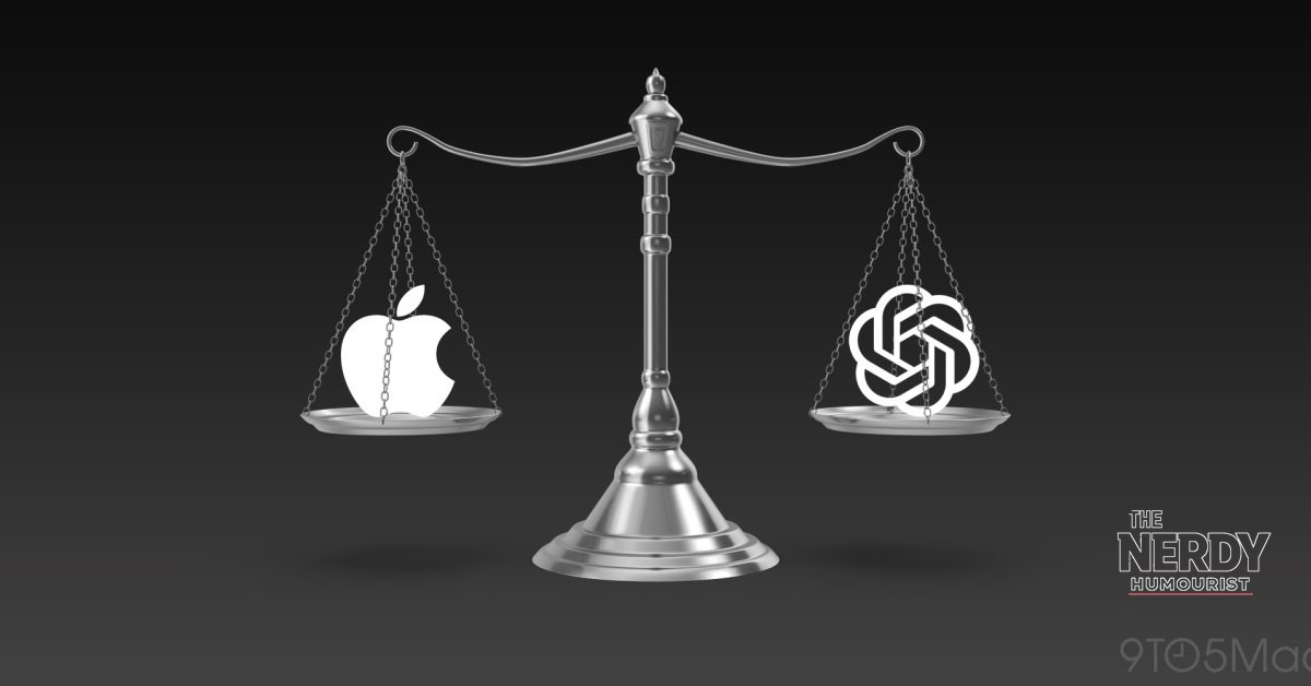 Apple vs OpenAI scales of justice graphic as the court vacates the hearing and orders fast discovery