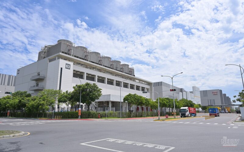 TSMC Fab 18 in Southern Taiwan Science Park — TSMC Q3 2026 revenue hit a record on AI chip demand