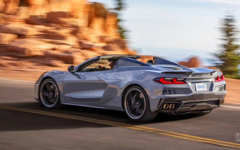 Chevrolet Corvette E-Ray convertible — the GM Brownstown battery plant closure ends production of its battery packs and drive units