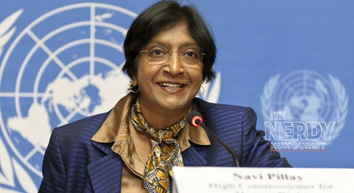 Navi Pillay during her tenure as UN High Commissioner for Human Rights