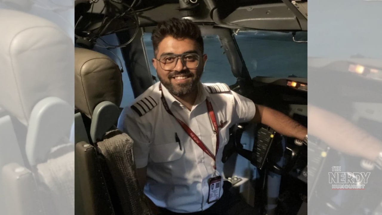 Capt. Smit Machchhar in a cockpit — the Flydubai hero pilot Israel will honour with its Presidential Award for Civilian Heroism