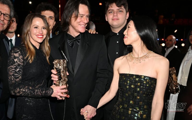 Jim Carrey and Min Ah holding hands at the February 2026 César Awards in Paris — Jim Carrey wife Min Ah confirmed after a secret wedding