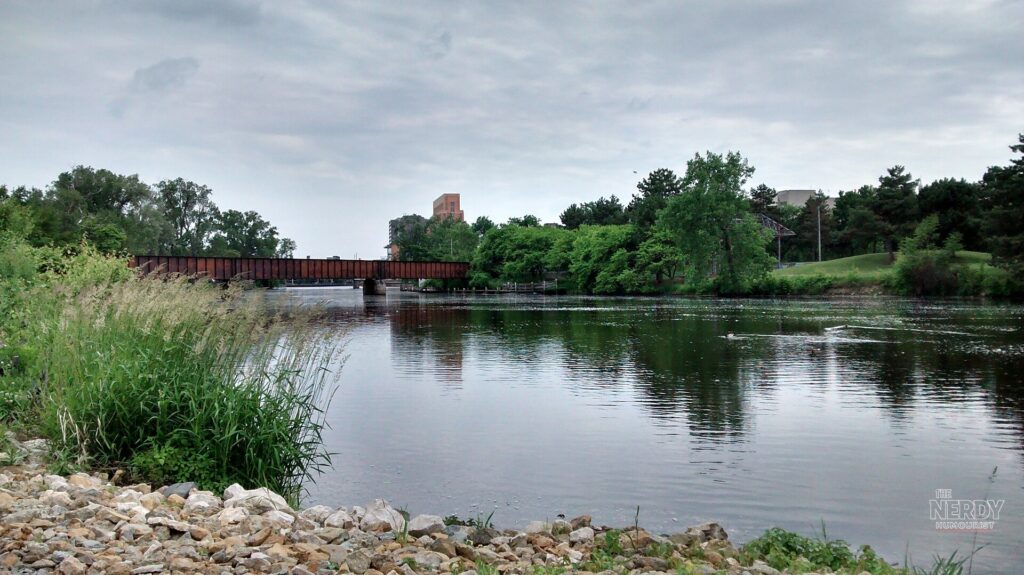 Grand River bridge on the Lansing River Trail, near the Lansing serial killer investigation sites