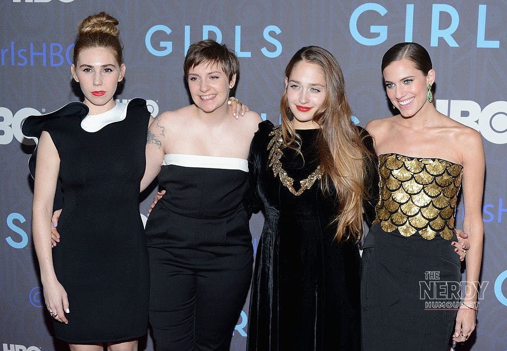 The Girls cast — Zosia Mamet, Lena Dunham, Jemima Kirke and Allison Williams at an HBO Girls event (file photo)