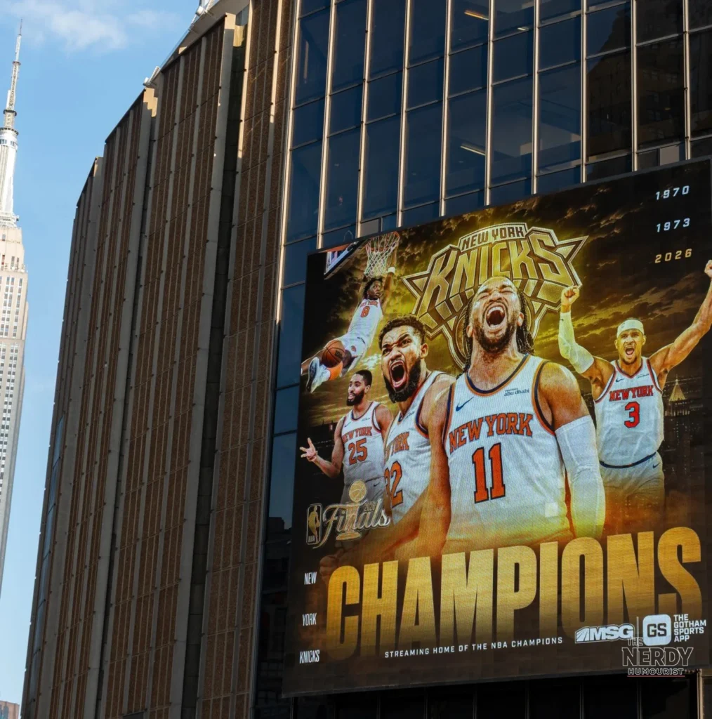 NBA opening day 2026: Knicks championship banner at Madison Square Garden